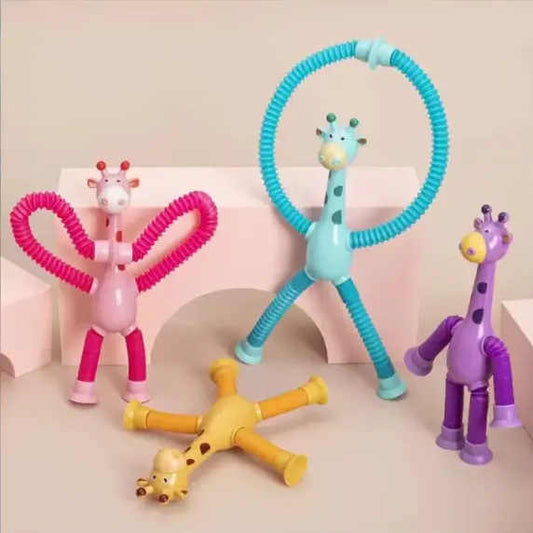 LED Stretch & Suction Giraffe Toy