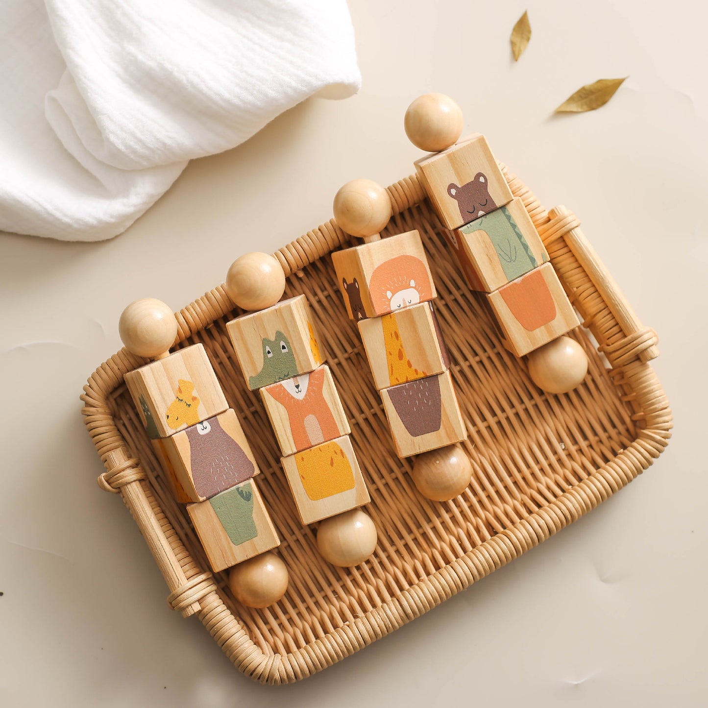 Wooden Rotating Puzzle for Toddlers