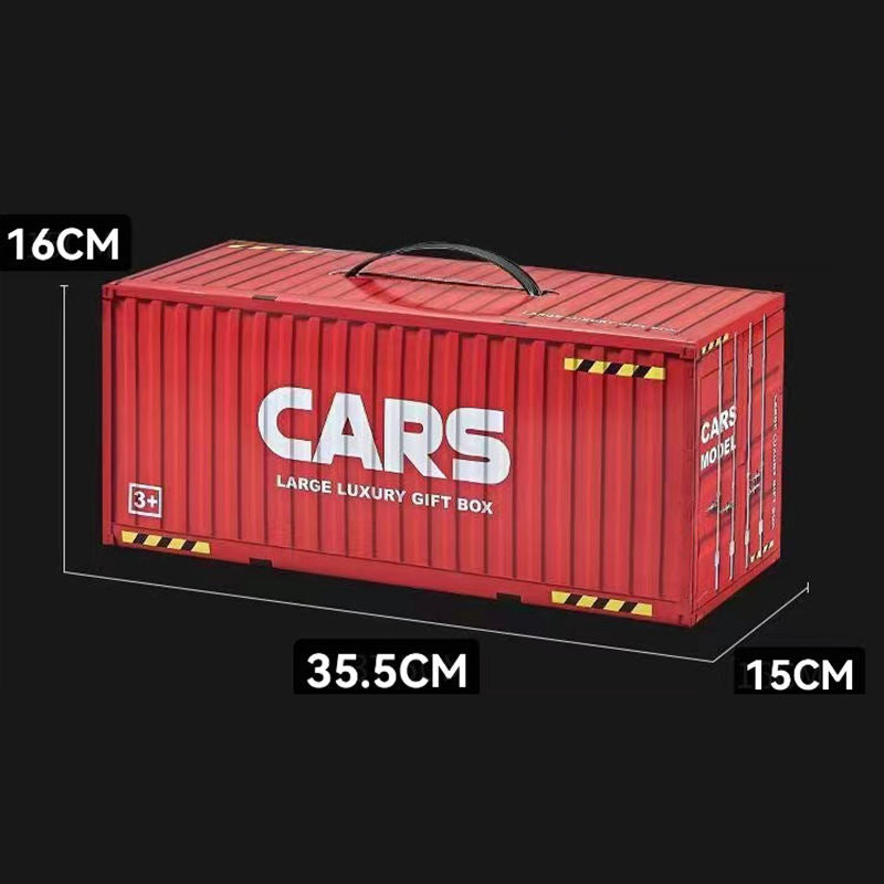 48-Piece Pull Back Racing Cars Set with Container Storage & Play Mat